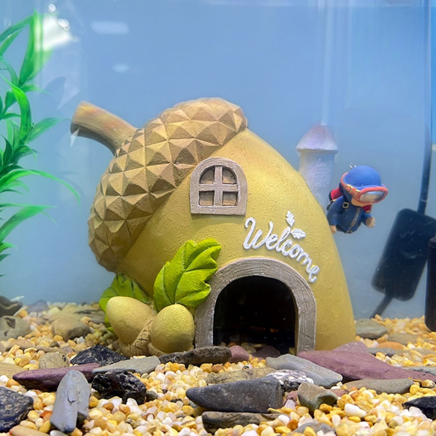 Aquarium Ornament eikelhuis decor